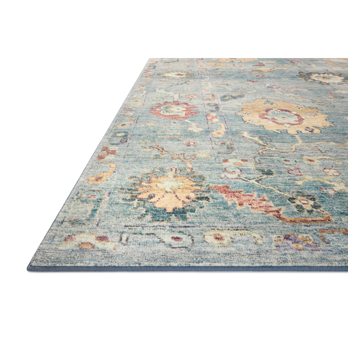 Loloi Margot Denim/Multi Rug by Loloi