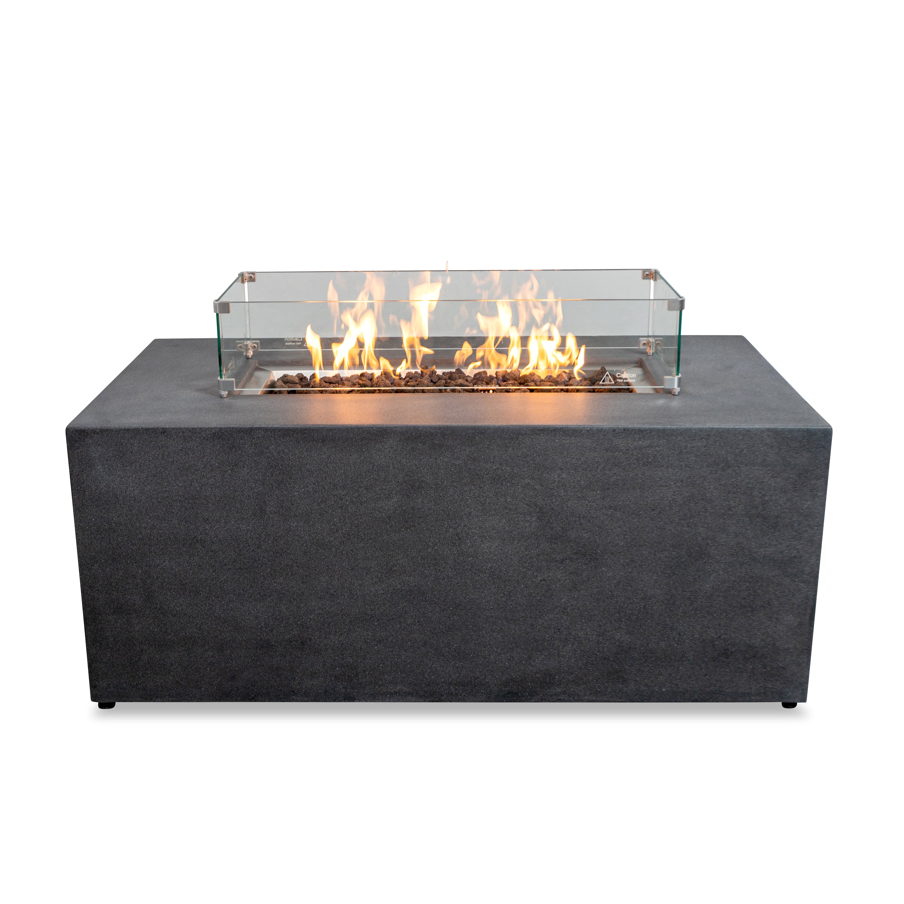 Beton 55" Rectangular Hidden Propane Gas Fire Pit