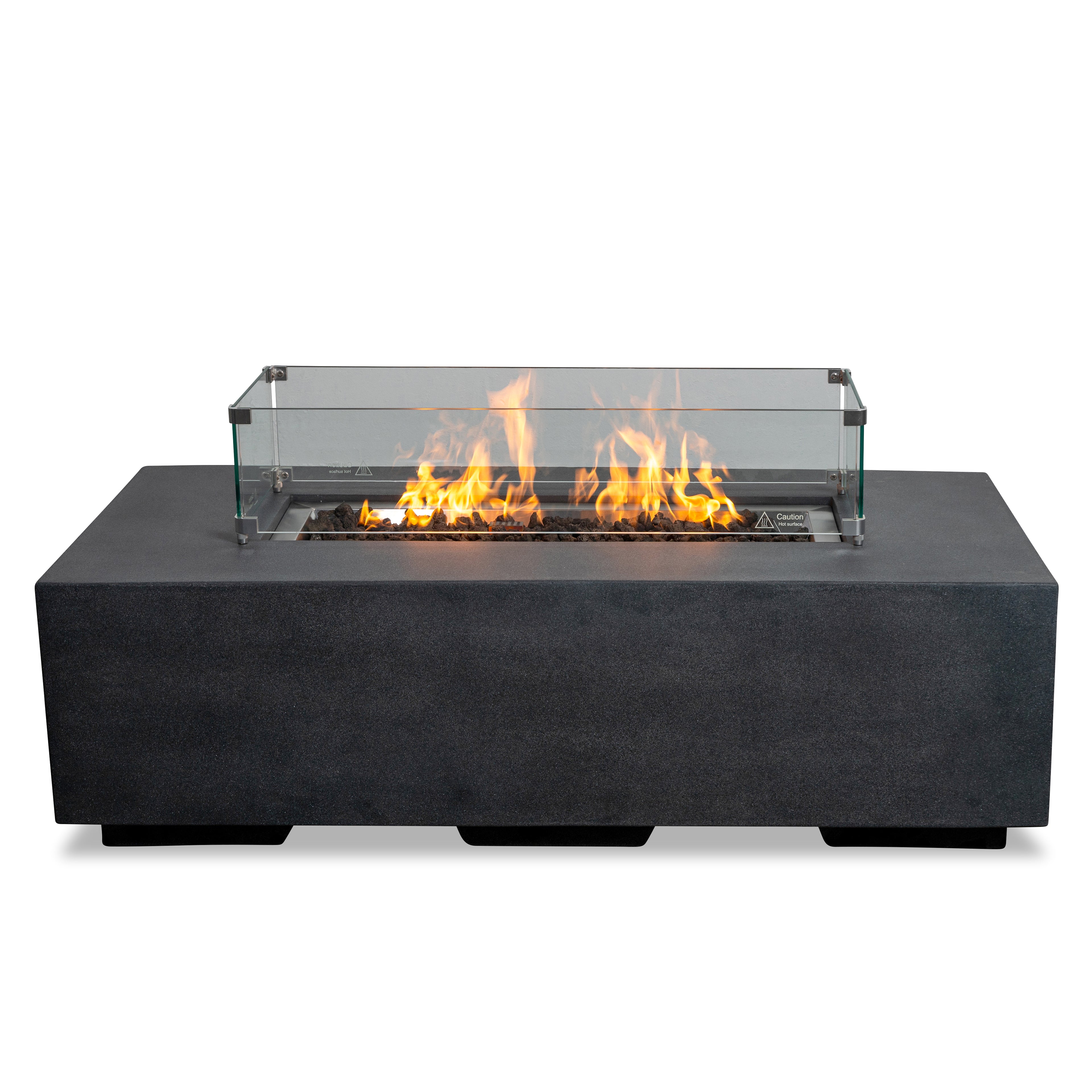 Beton 55" Rectangular Natural Gas Fire Pit