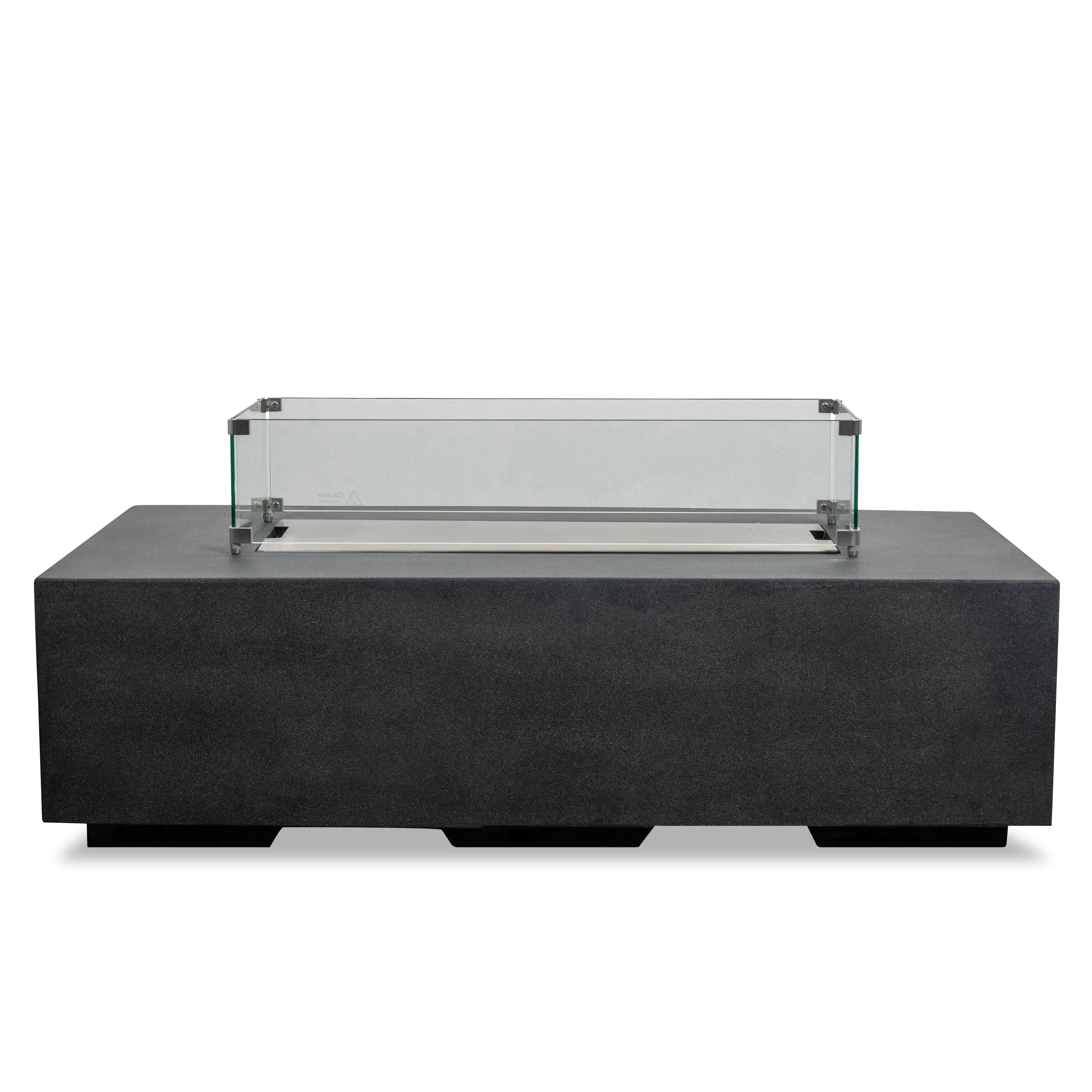 Beton 55" Rectangular Natural Gas Fire Pit