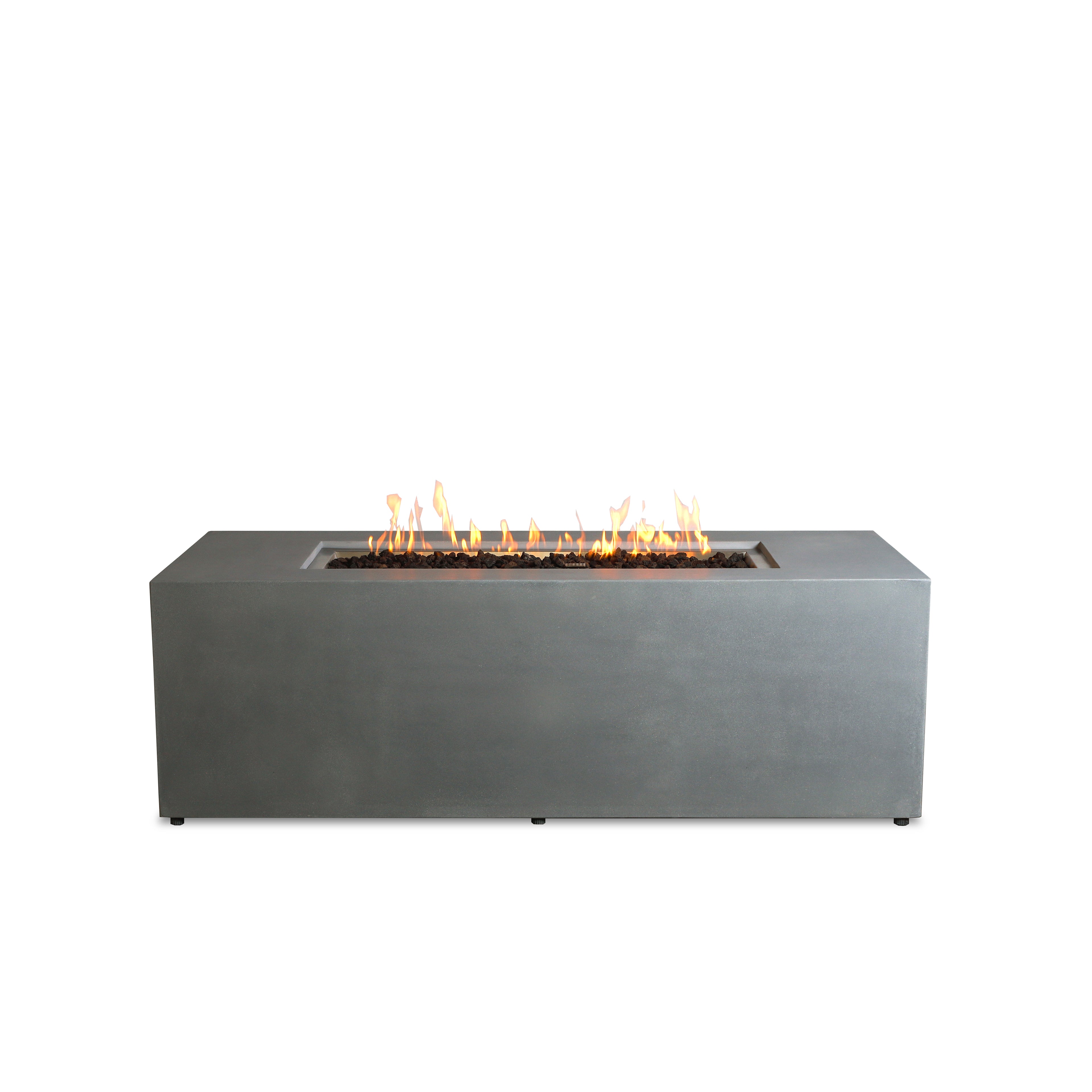 Beton 72" Rectangular Hidden Propane Gas Fire Pit