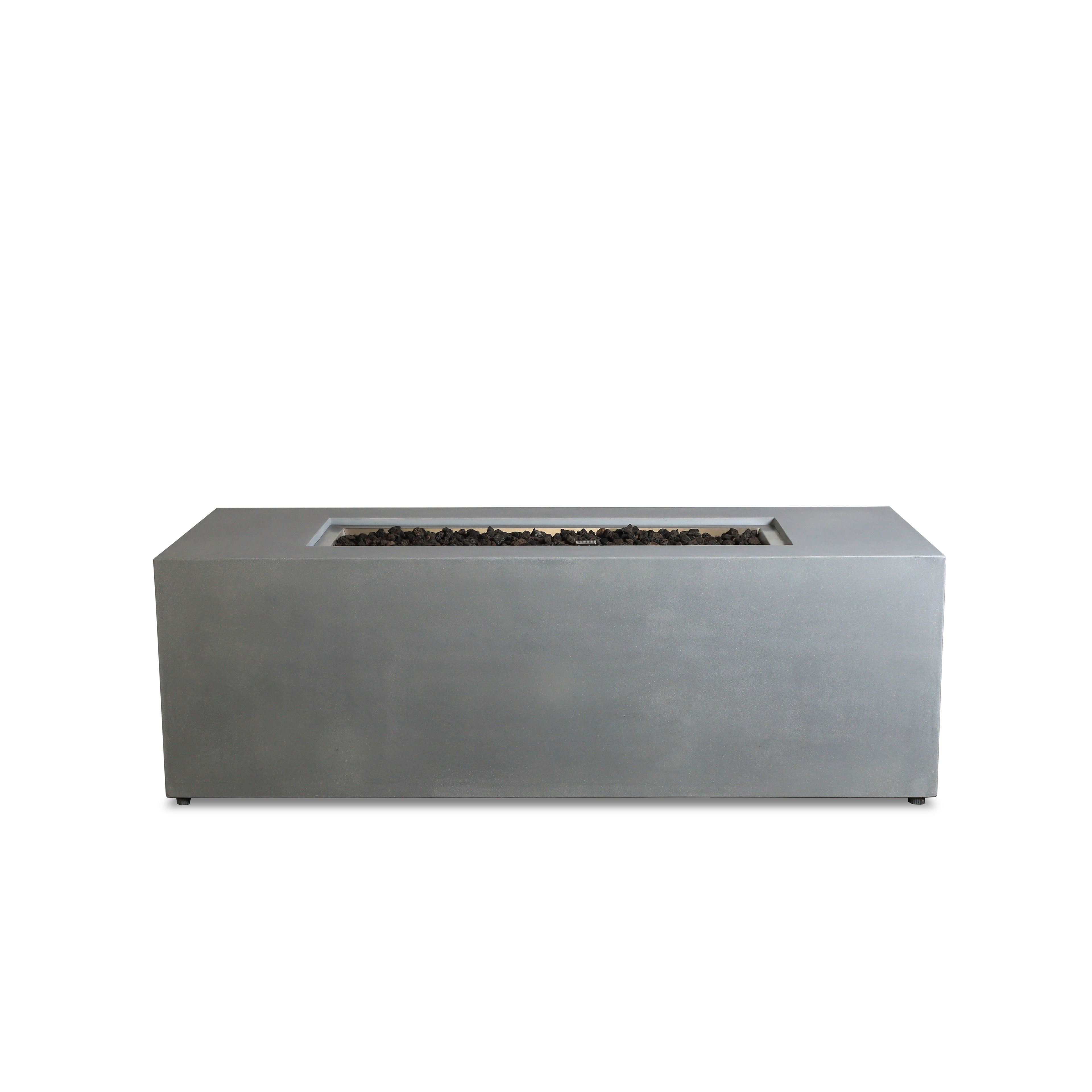 Beton 72" Rectangular Hidden Propane Gas Fire Pit