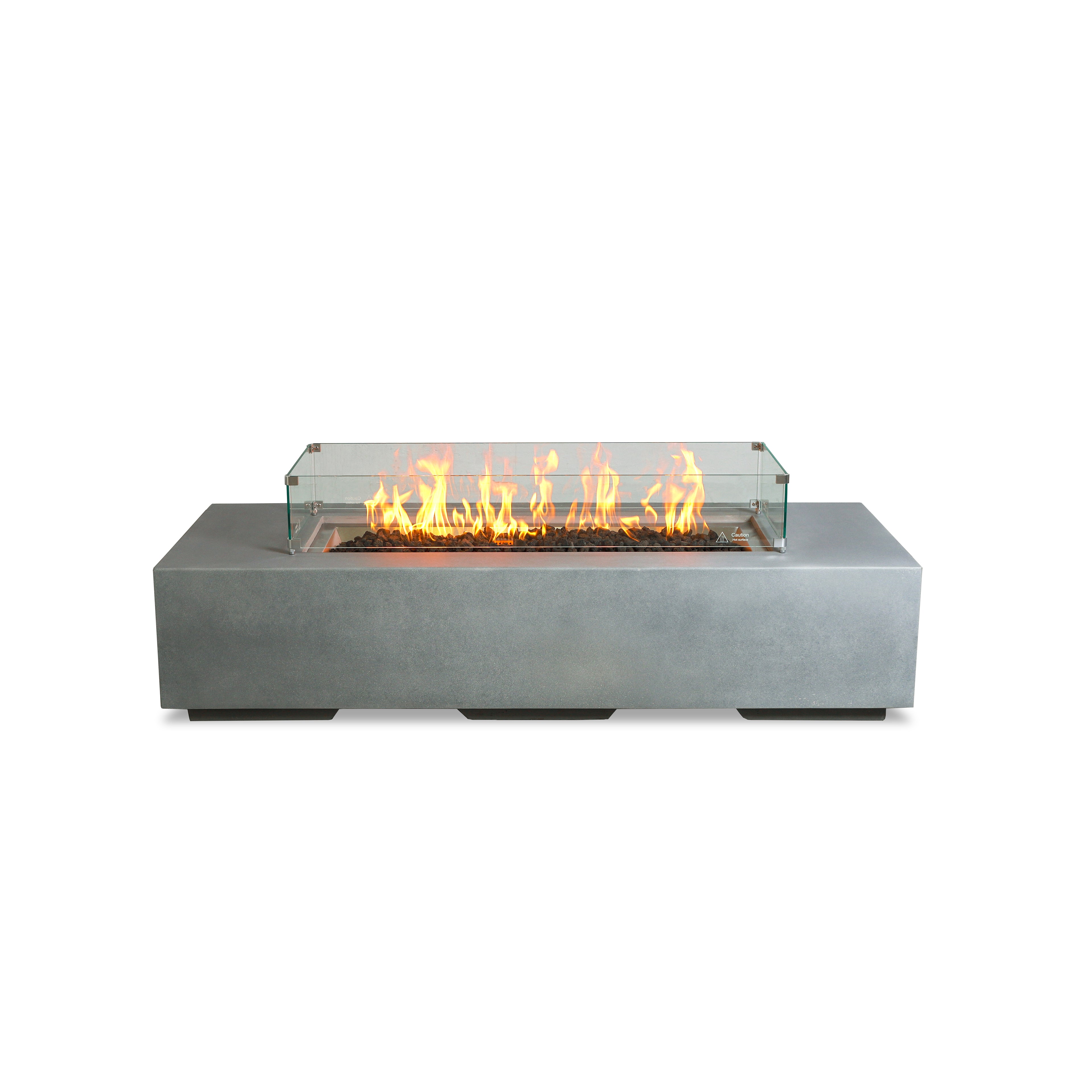 Beton 72" Rectangular Gas Fire Pit
