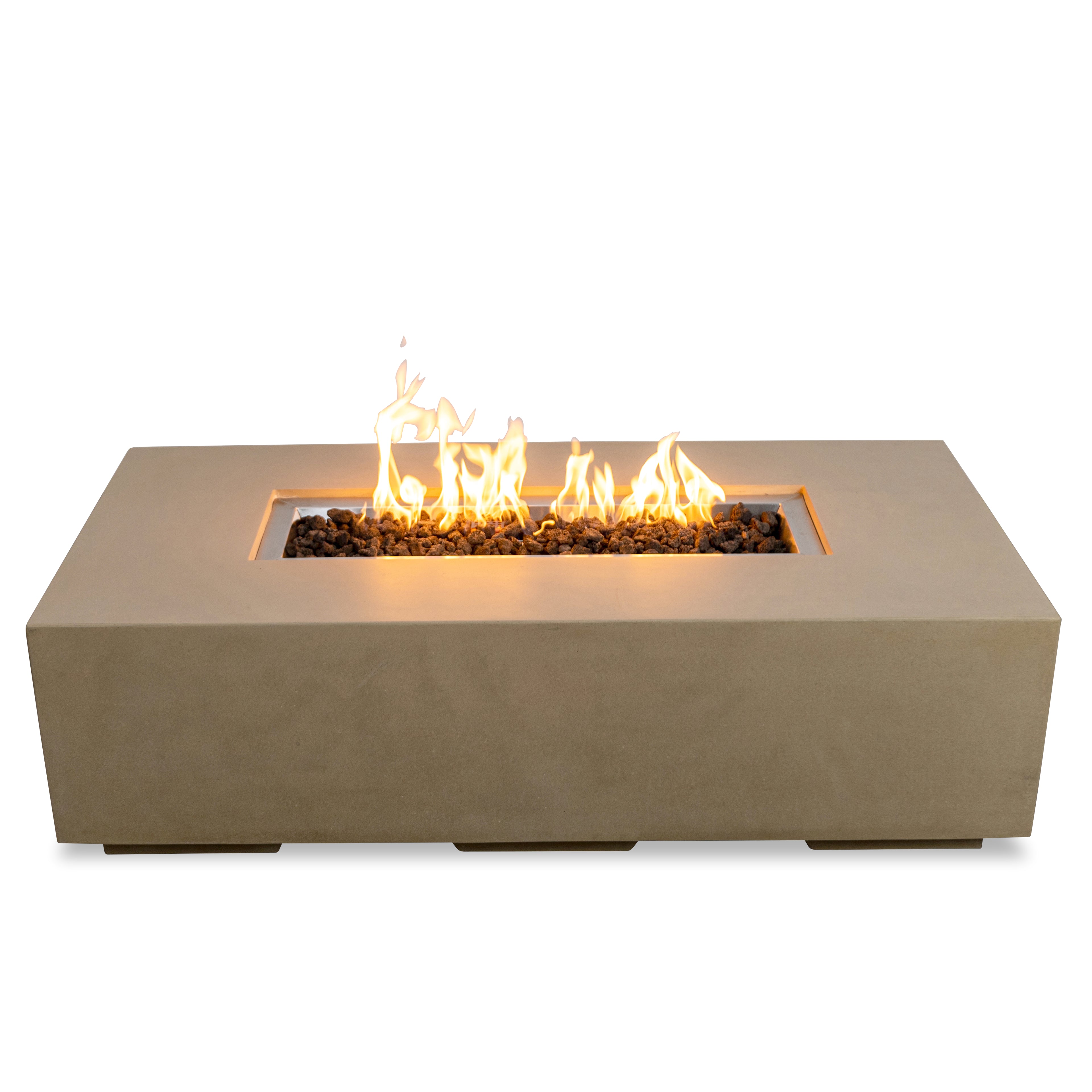 Beton 55" Rectangular Natural Gas Fire Pit