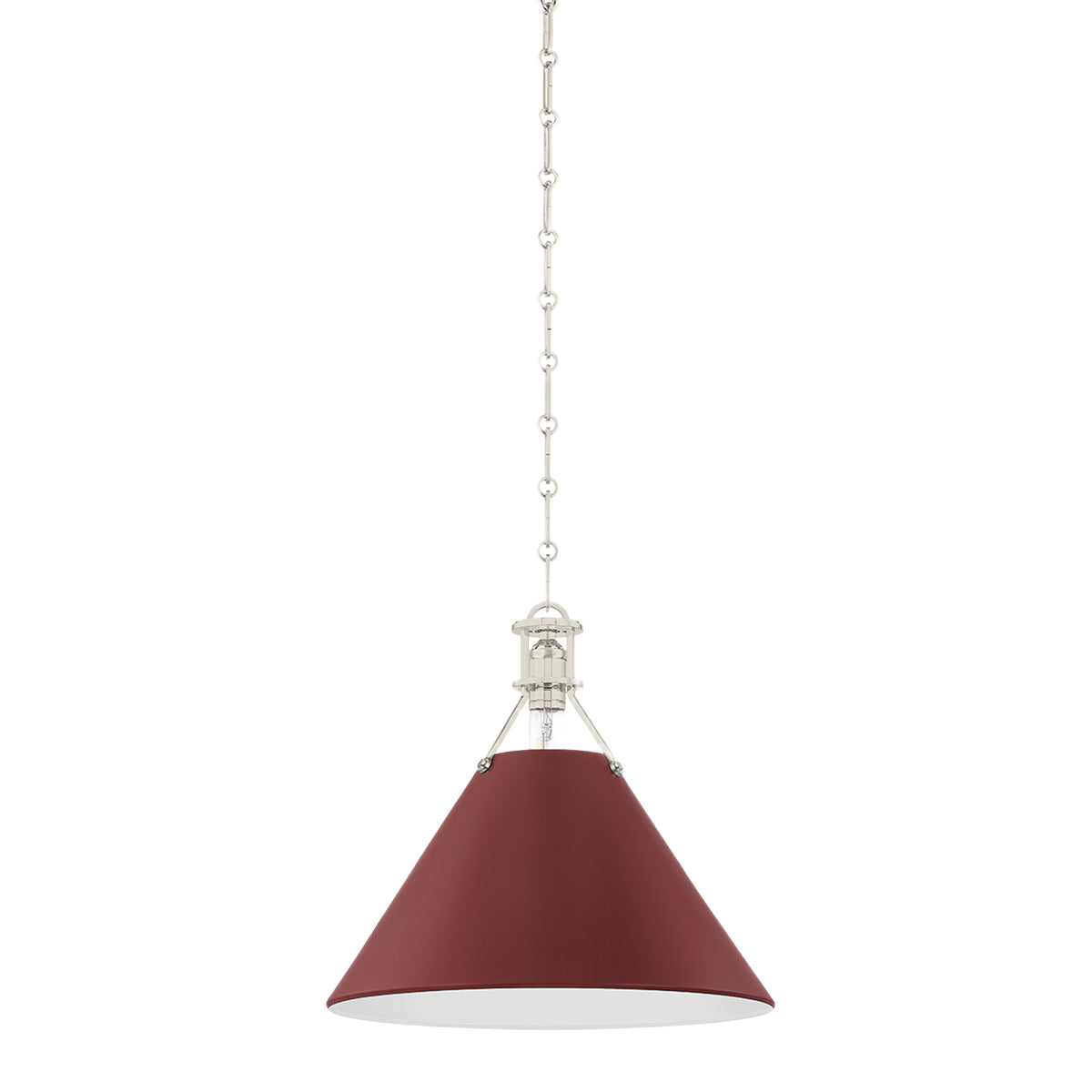 Painted No. 2 Pendant - Polished Nickel
