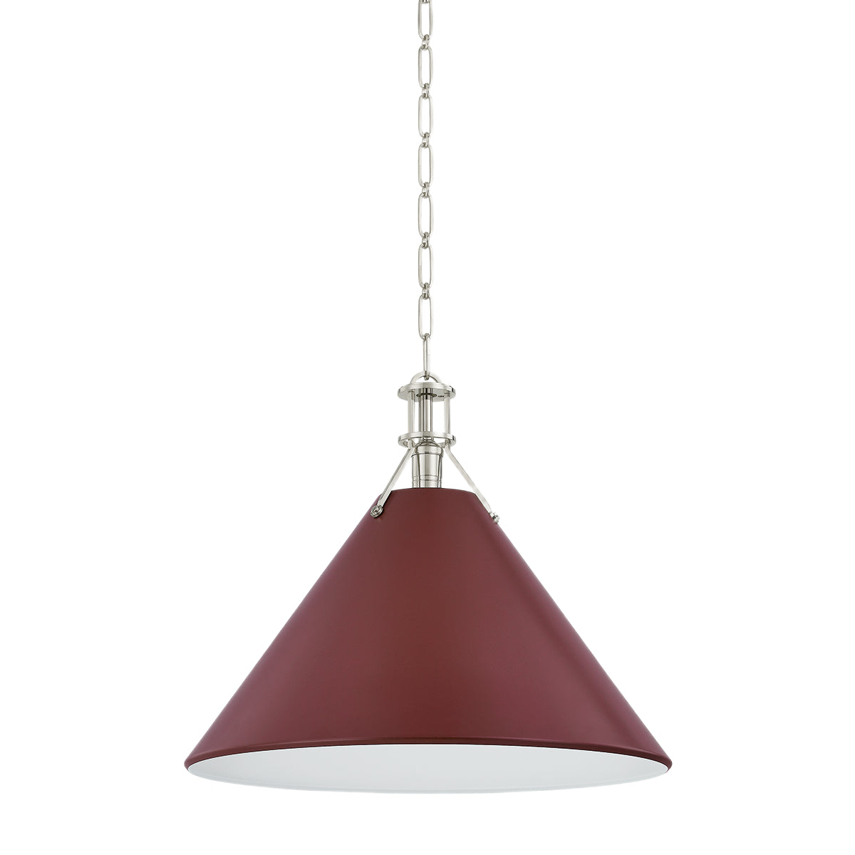 Painted No. 2 Pendant - Polished Nickel