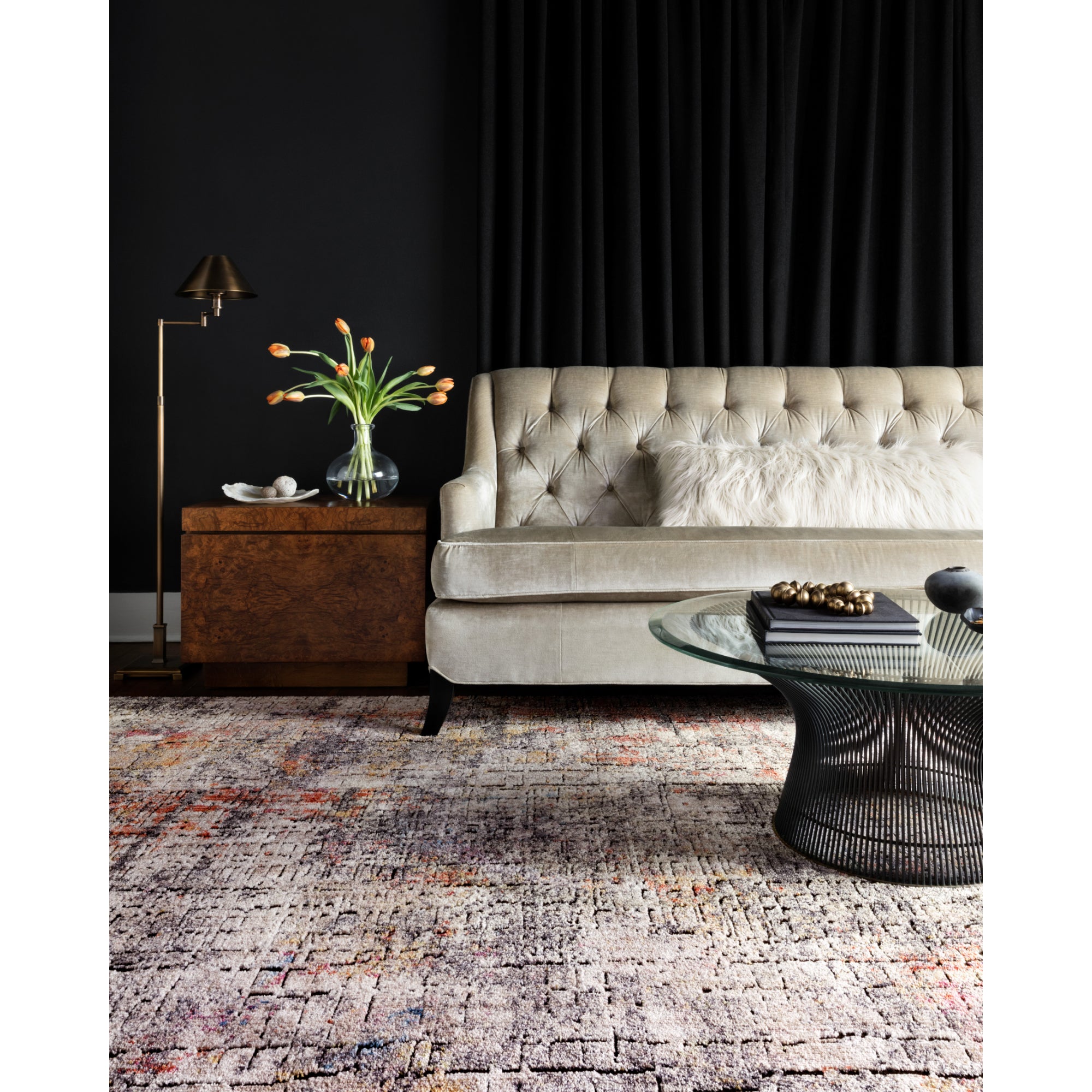 Loloi Medusa Graphite/Sunset Rug