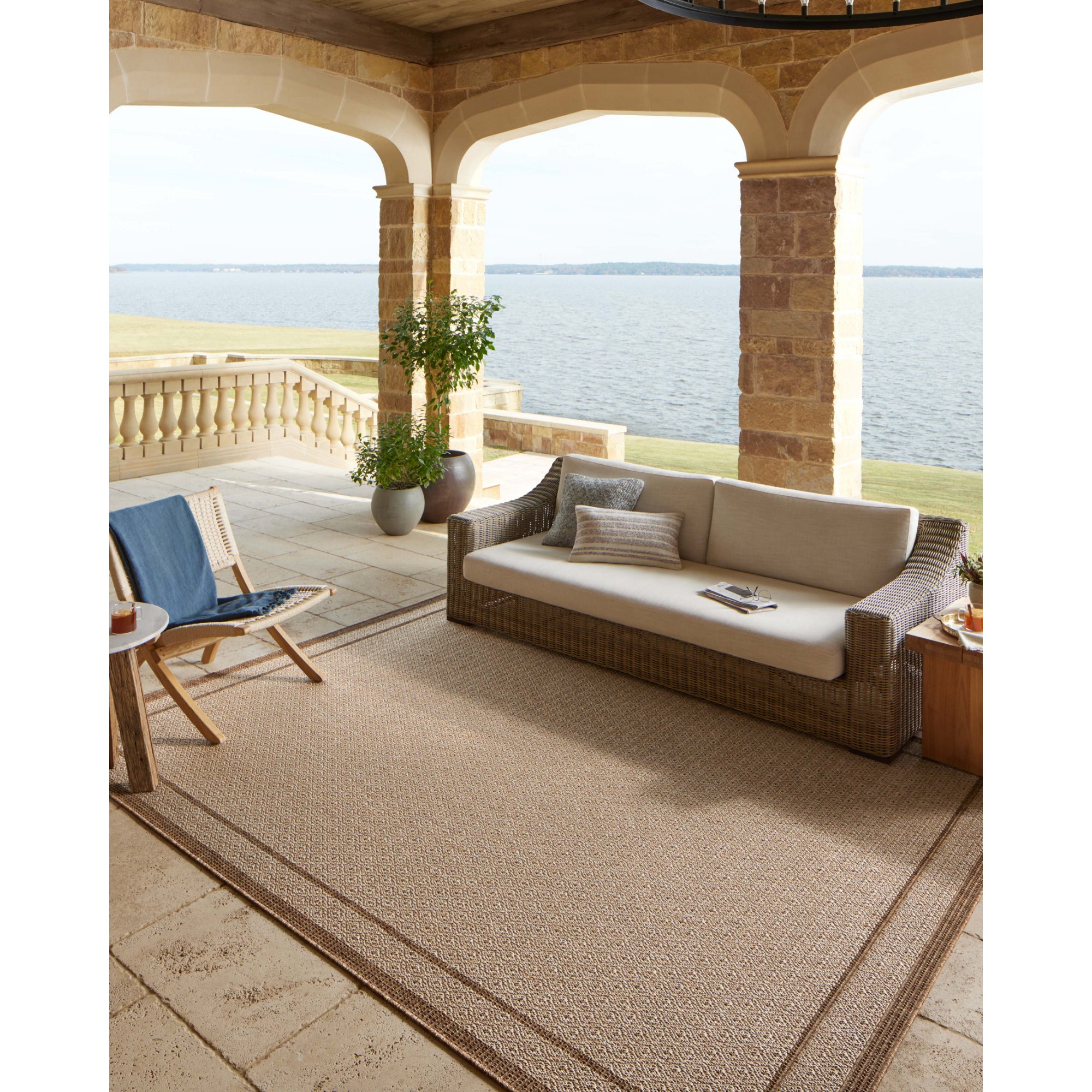 Loloi Merrick Chestnut/Oatmeal Rug