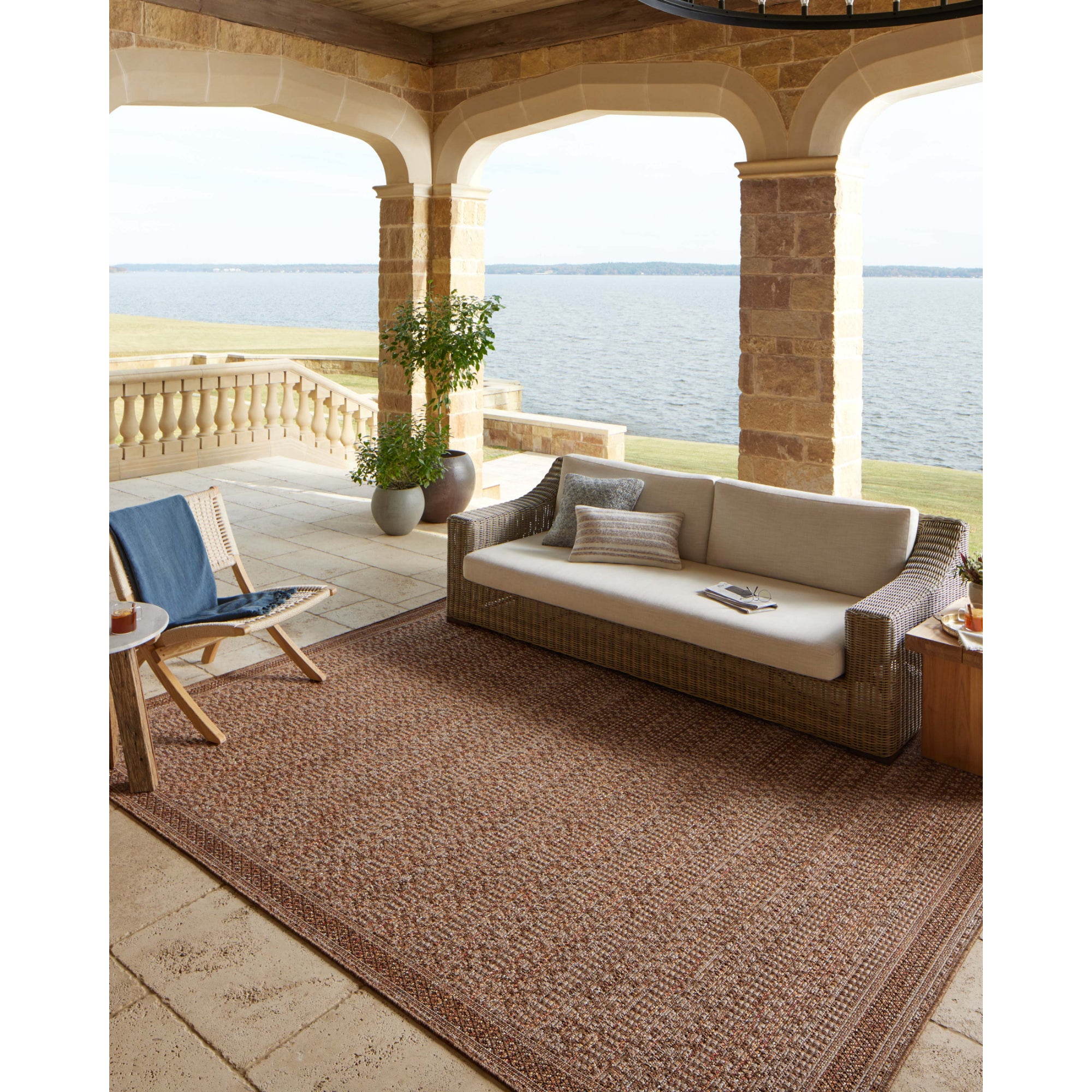 Loloi Merrick Natural/Fiesta Rug
