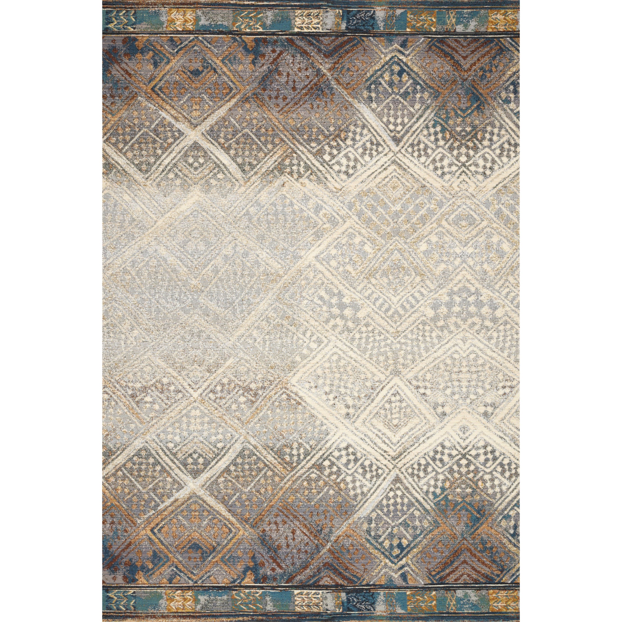 Loloi Mika Ivory/Mediterranean Rug