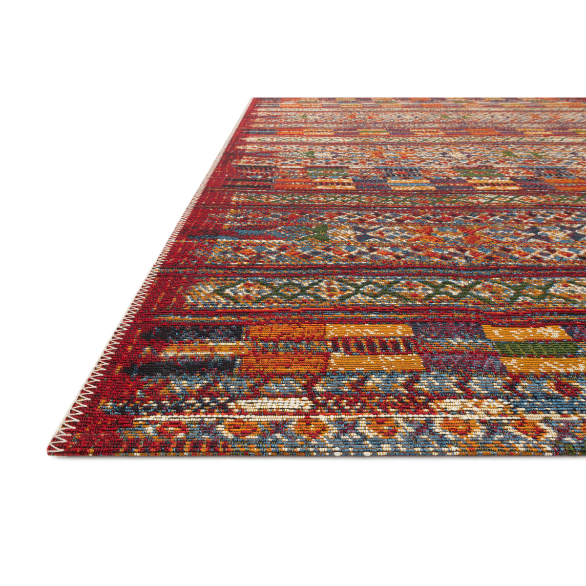 Loloi Mika Red/Multi Rug by Loloi