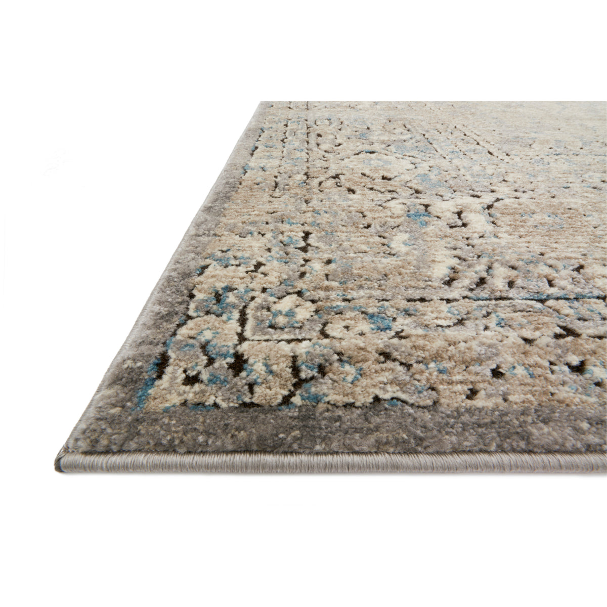 Loloi Mika Ivory/Black Rug by Loloi