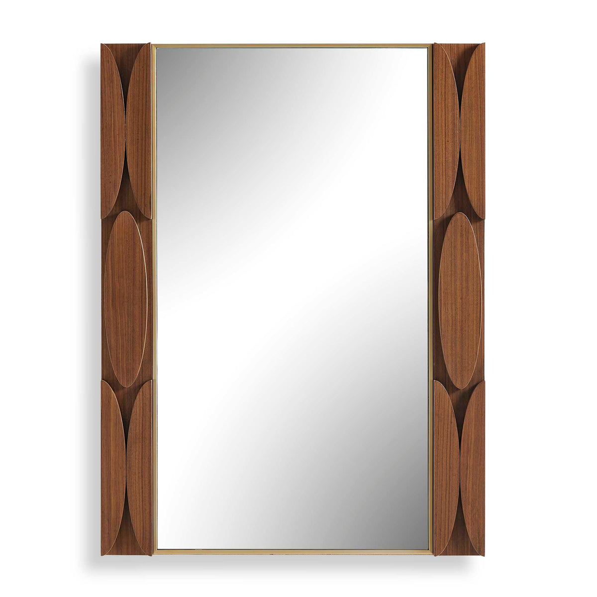 Uttermost Macario Mid-Century Wood Mirror by Uttermost