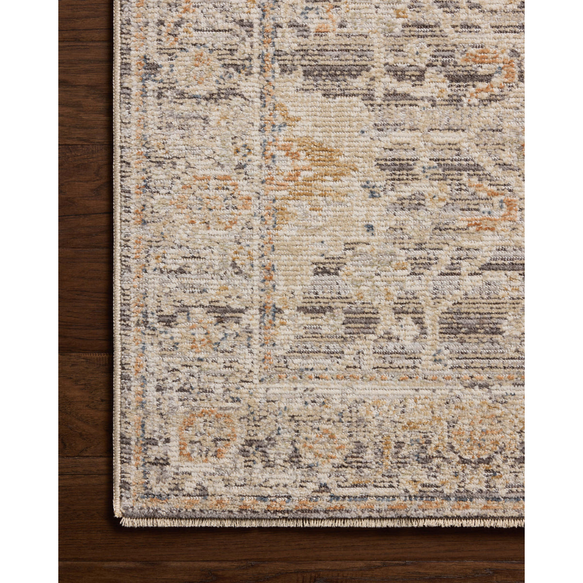 Loloi Milena Charcoal/Apricot Rug by Loloi