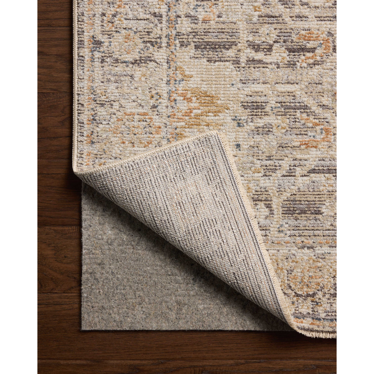 Loloi Milena Charcoal/Apricot Rug by Loloi