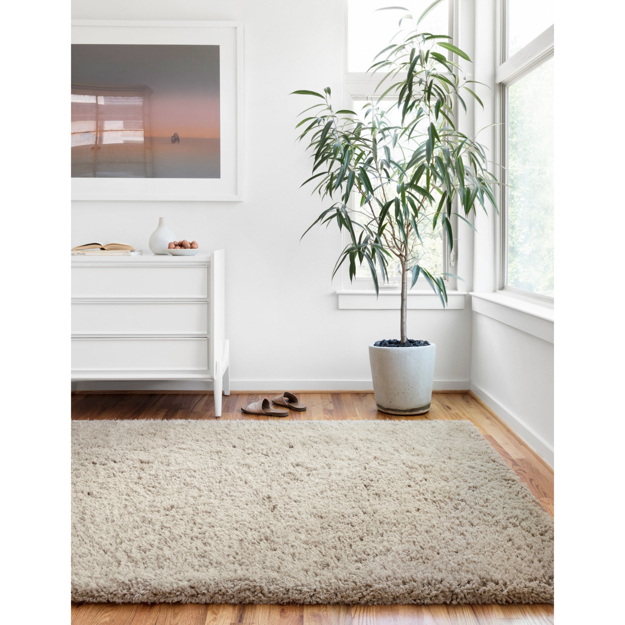 Loloi Mila Shag Grey Rug