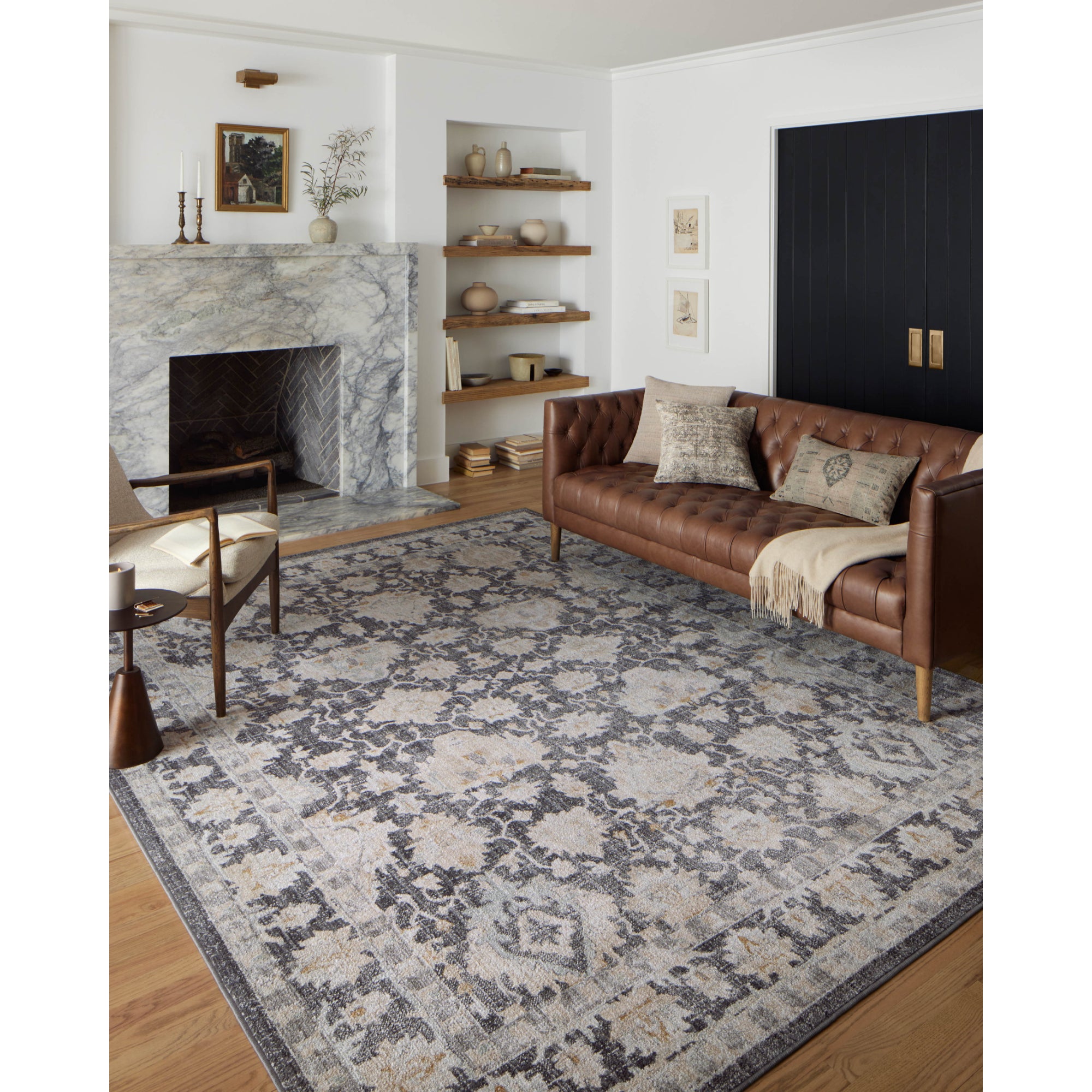 Loloi Monroe Charcoal/Natural Rug