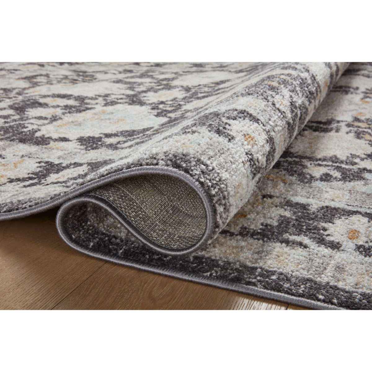 Loloi Monroe Charcoal/Natural Rug by Loloi