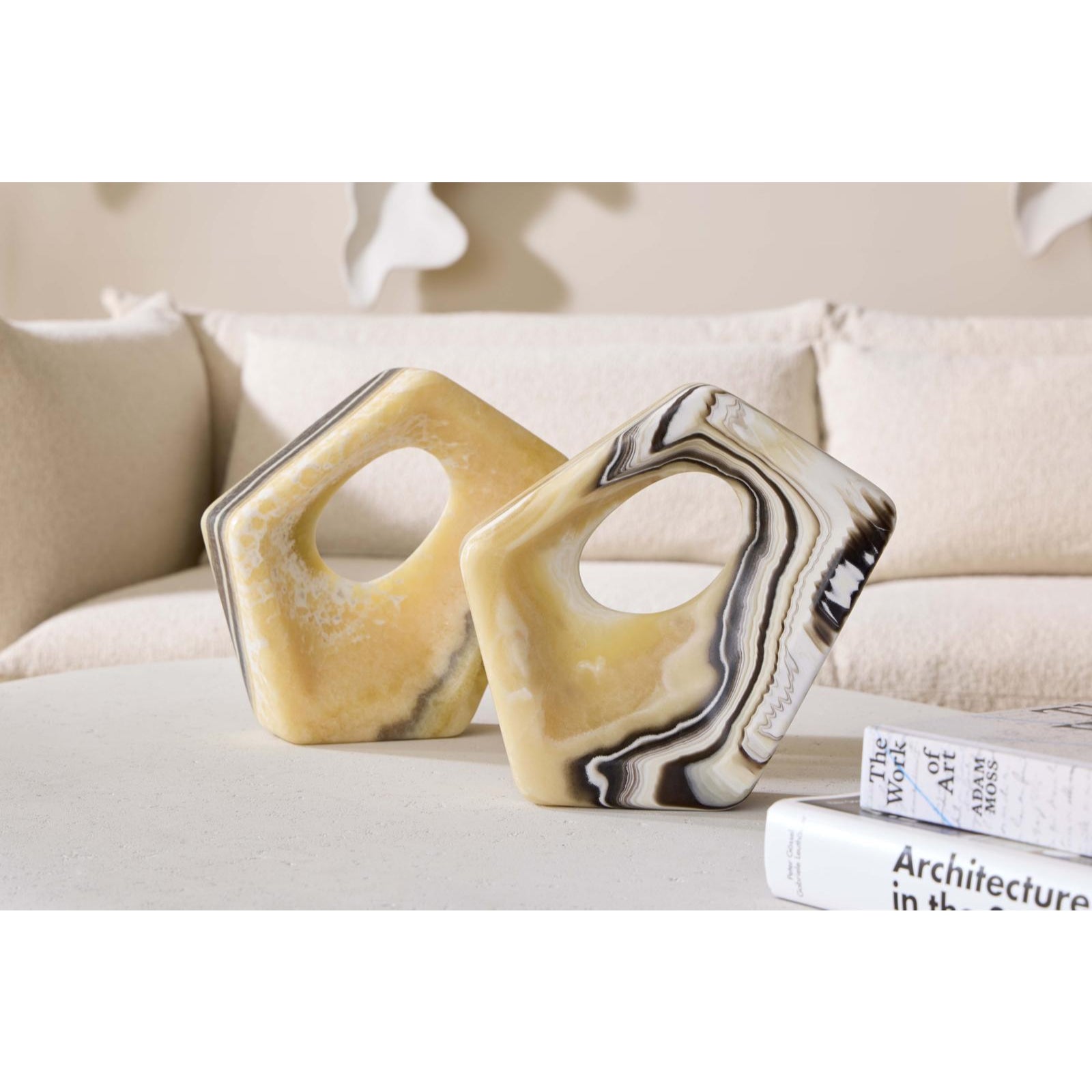 Onyx Triangle Sculpture