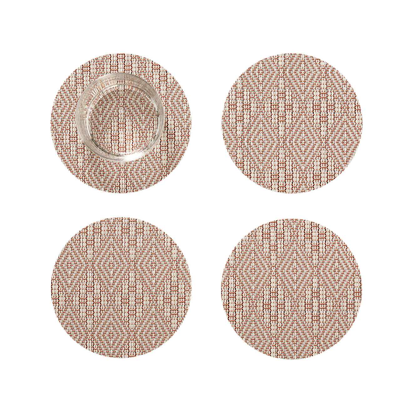 Boxwood Round Coasters - Set of 4