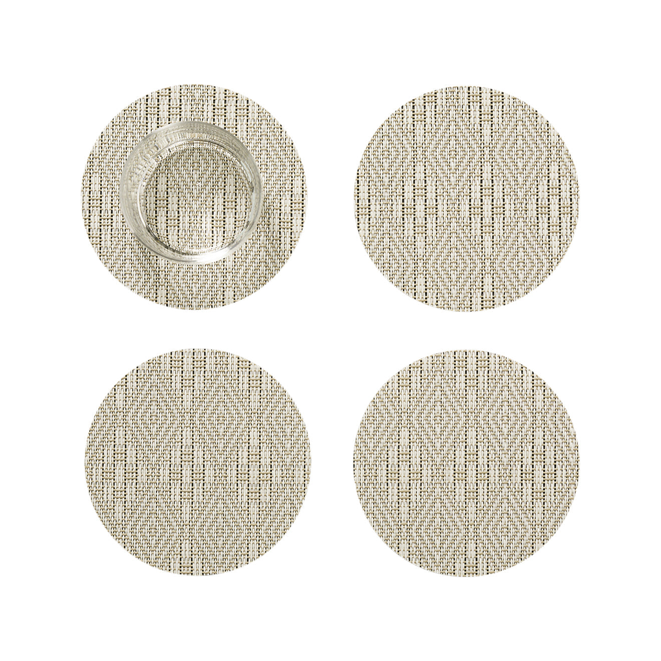 Boxwood Round Coasters - Set of 4