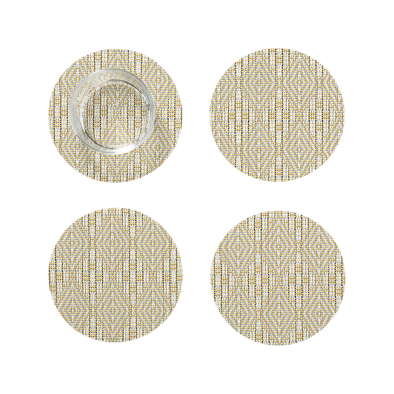 Boxwood Round Coasters - Set of 4