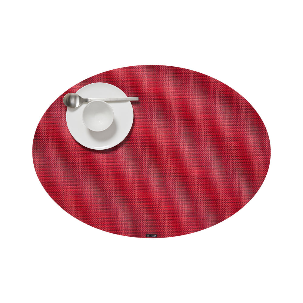 Mini Basketweave Oval Placemat