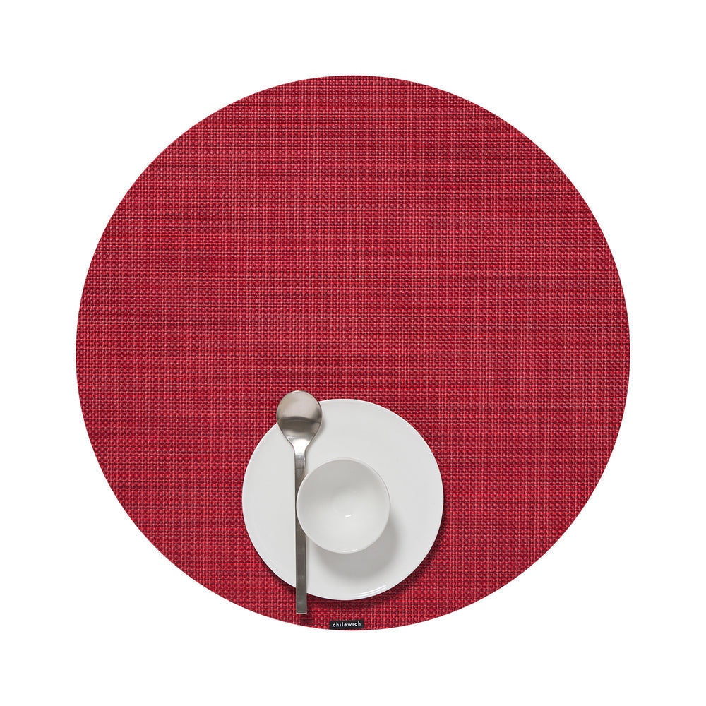 Mini Basketweave Round Placemat