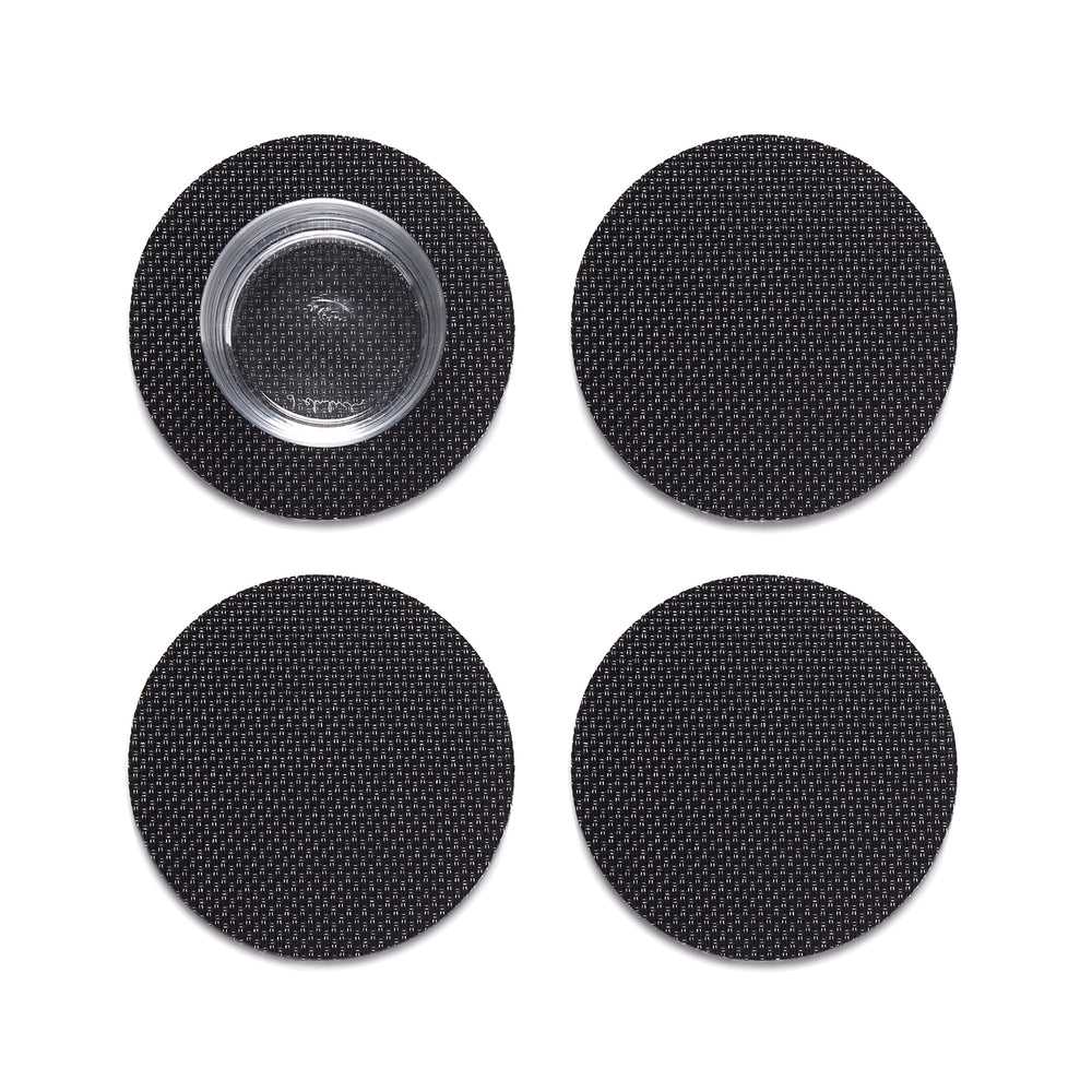 Mini Basketweave Round Coasters - Set of 4