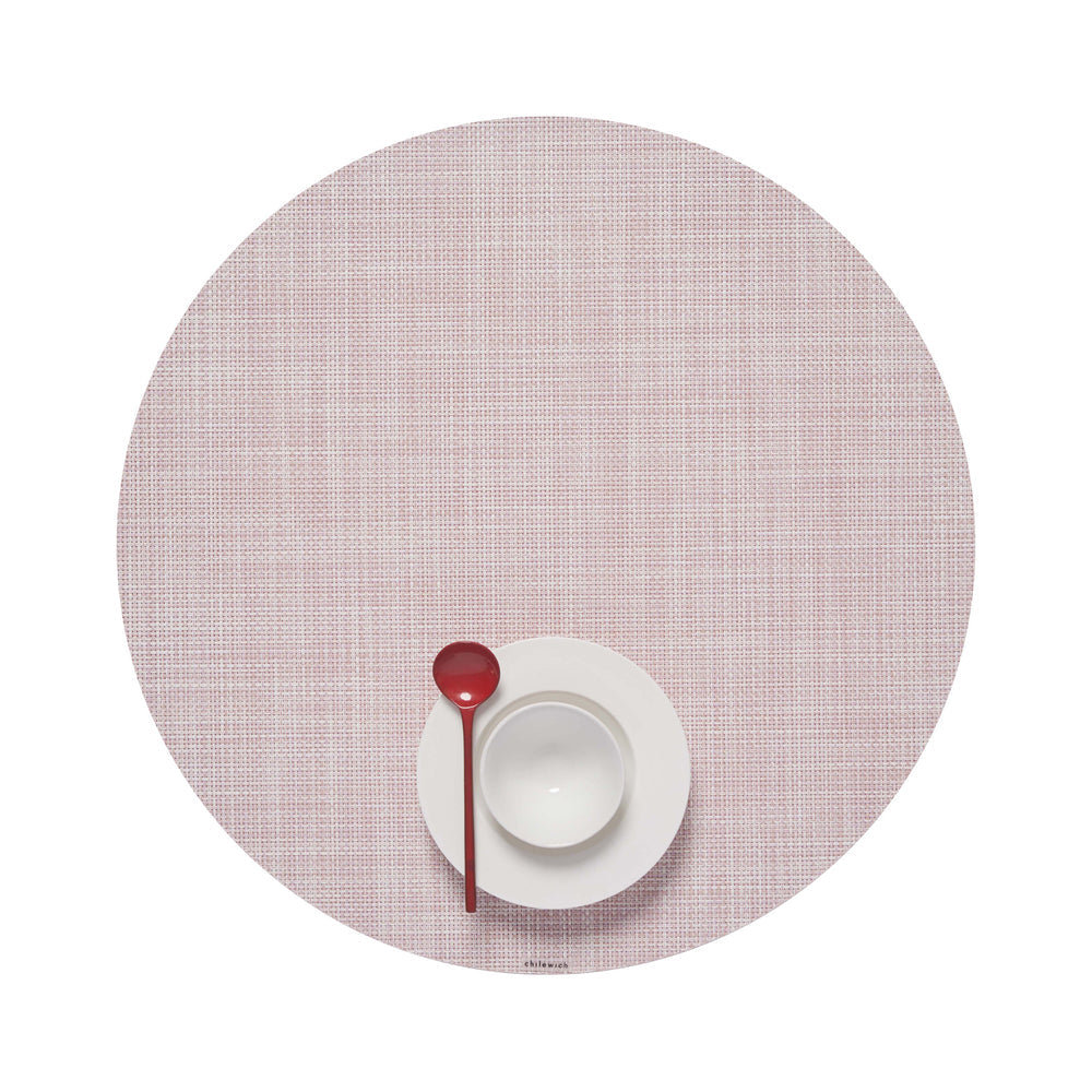 Mini Basketweave Round Placemat