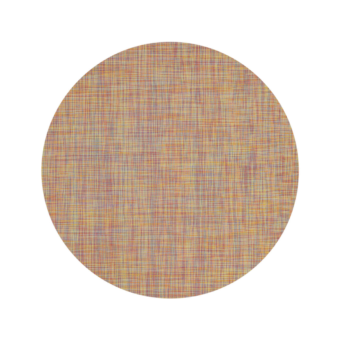 Mini Basketweave Round Rug