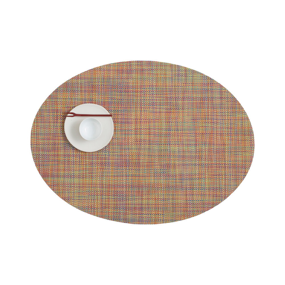 Mini Basketweave Oval Placemat