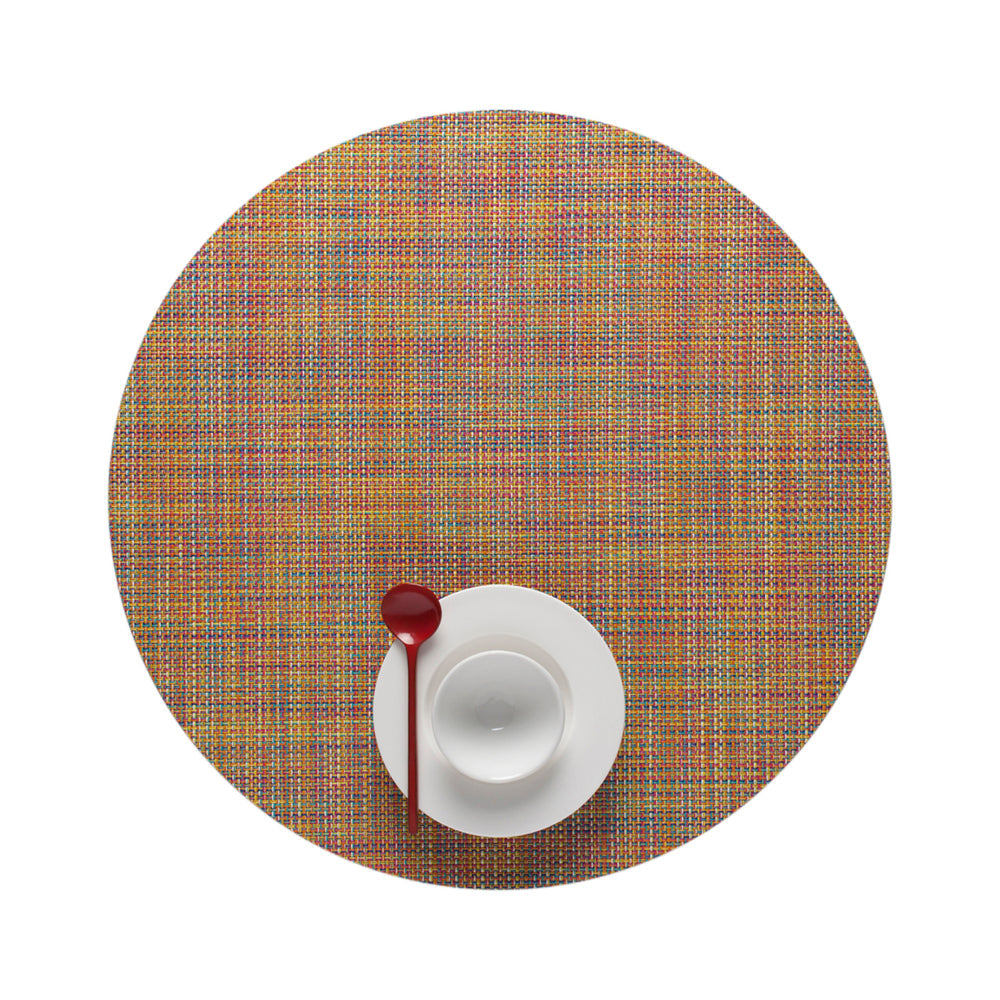 Mini Basketweave Round Placemat