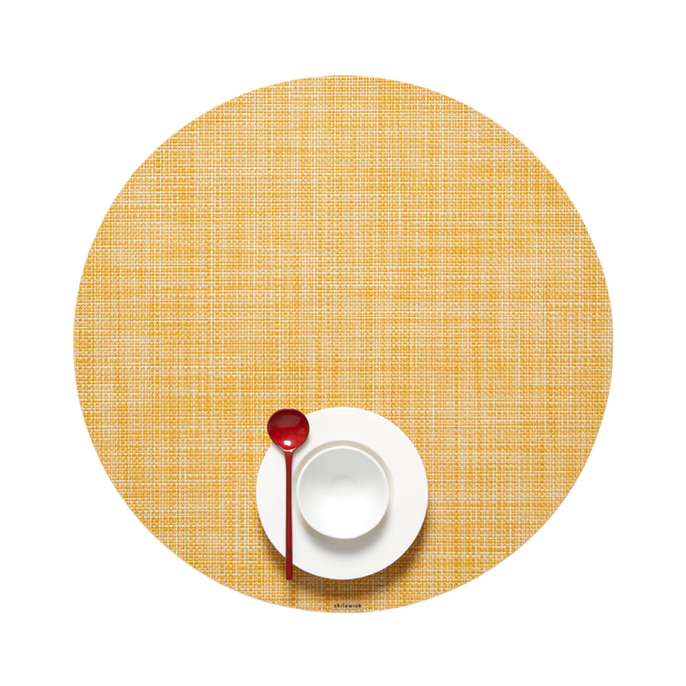 Mini Basketweave Round Placemat