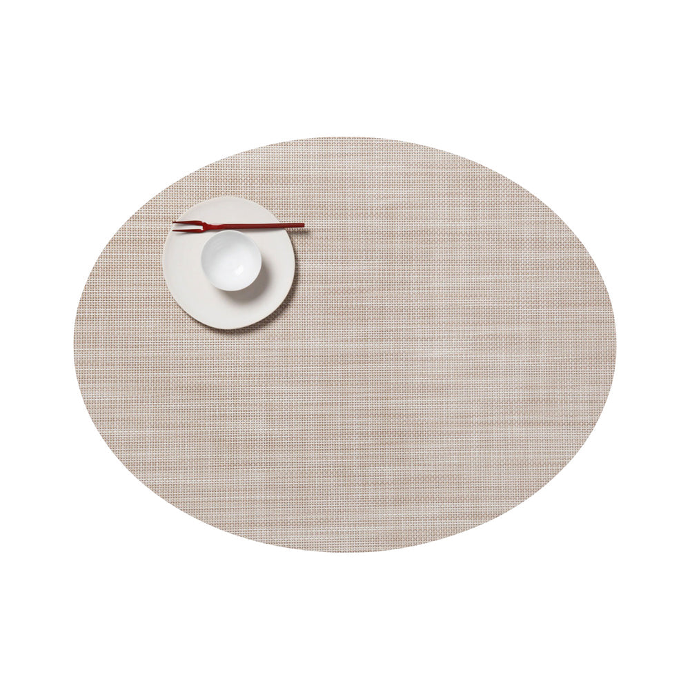 Mini Basketweave Oval Placemat
