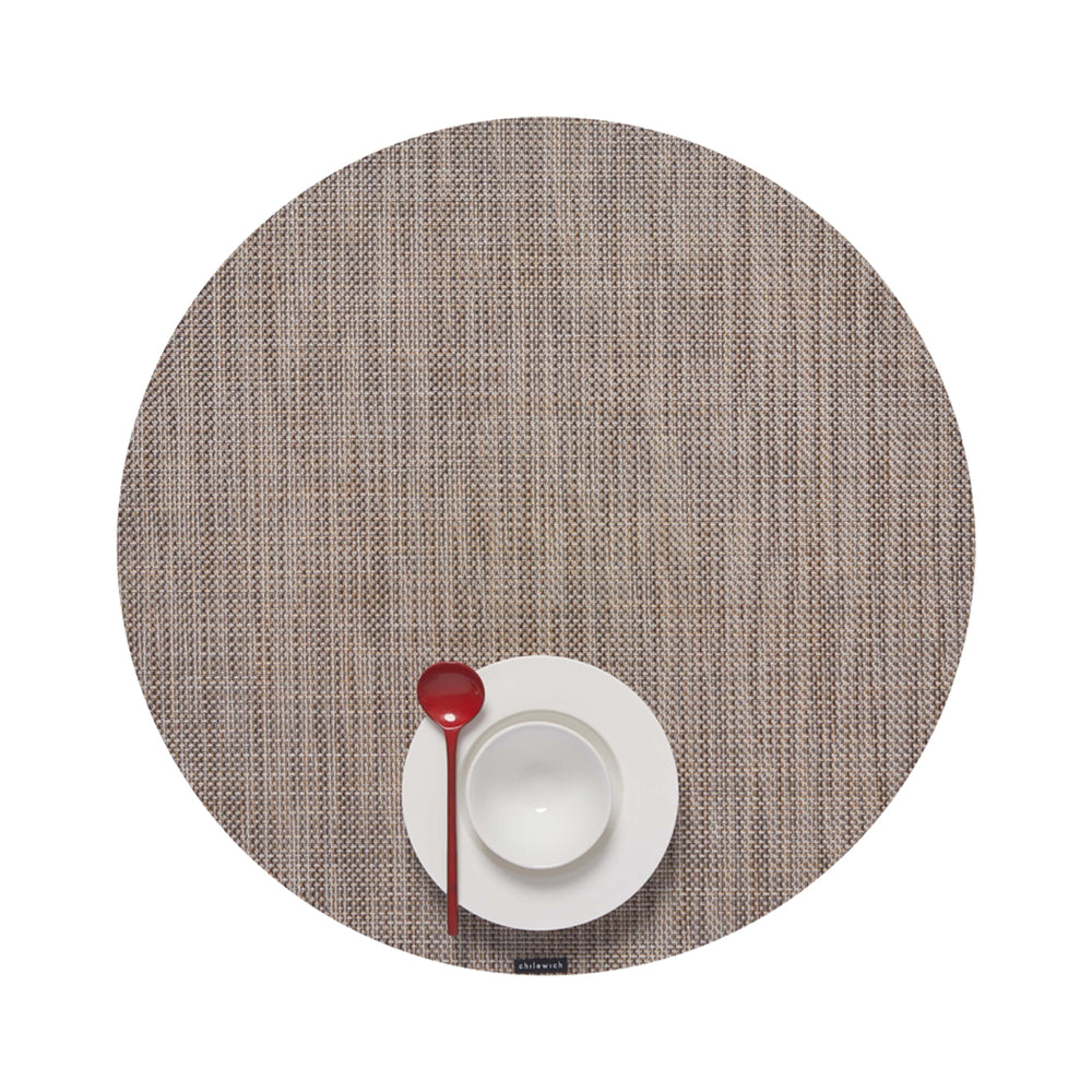 Mini Basketweave Round Placemat