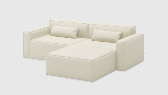 Mix Modular 3-PC Sectional Mowat SandSectional Gus*  Mowat Sand   Four Hands, Mid Century Modern Furniture, Old Bones Furniture Company, Old Bones Co, Modern Mid Century, Designer Furniture, https://www.oldbonesco.com/