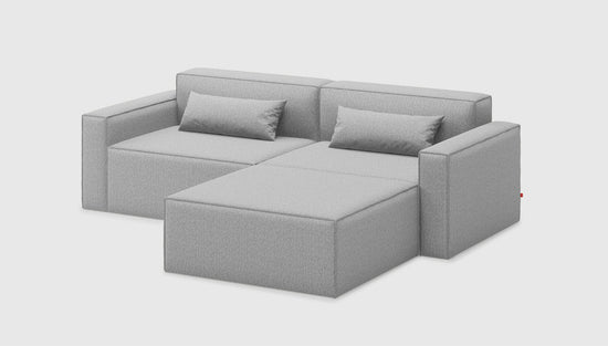 Mix Modular 3-PC Sectional Parliament StoneSectional Gus*  Parliament Stone   Four Hands, Mid Century Modern Furniture, Old Bones Furniture Company, Old Bones Co, Modern Mid Century, Designer Furniture, https://www.oldbonesco.com/