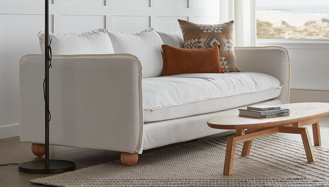 Monterey Sofa (Slipcover Only) Sofa Gus*     Four Hands, Mid Century Modern Furniture, Old Bones Furniture Company, Old Bones Co, Modern Mid Century, Designer Furniture, https://www.oldbonesco.com/