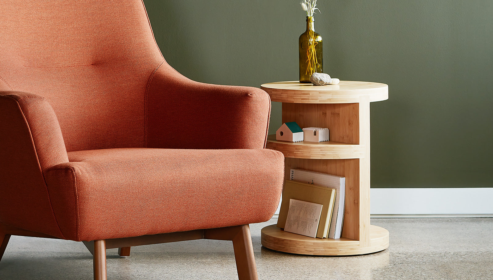 Monument End Table Accent Table Gus*     Four Hands, Mid Century Modern Furniture, Old Bones Furniture Company, Old Bones Co, Modern Mid Century, Designer Furniture, https://www.oldbonesco.com/