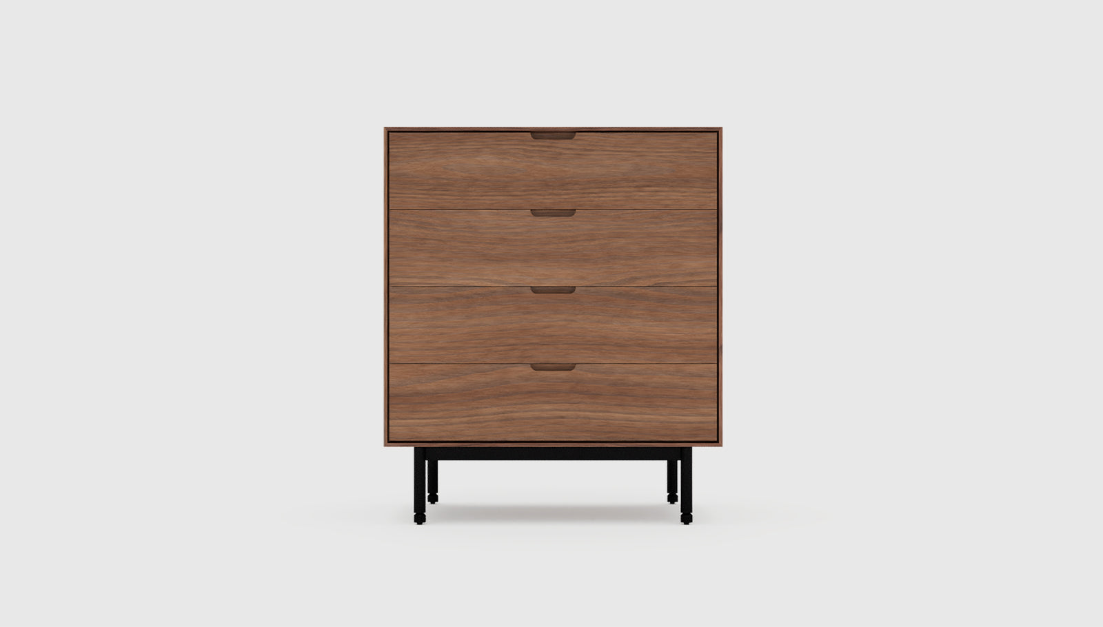 Munro 4 Drawer Dresser Classic Walnut / BlackDresser Gus*  Classic Walnut Black  Four Hands, Mid Century Modern Furniture, Old Bones Furniture Company, Old Bones Co, Modern Mid Century, Designer Furniture, https://www.oldbonesco.com/