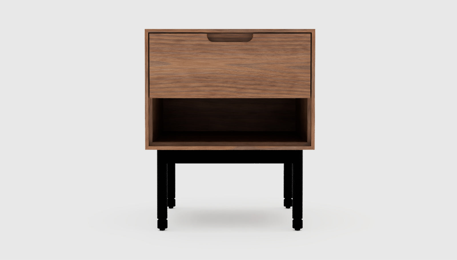 Munro End Table Classic Walnut / BlackEnd Table Gus*  Classic Walnut Black  Four Hands, Mid Century Modern Furniture, Old Bones Furniture Company, Old Bones Co, Modern Mid Century, Designer Furniture, https://www.oldbonesco.com/