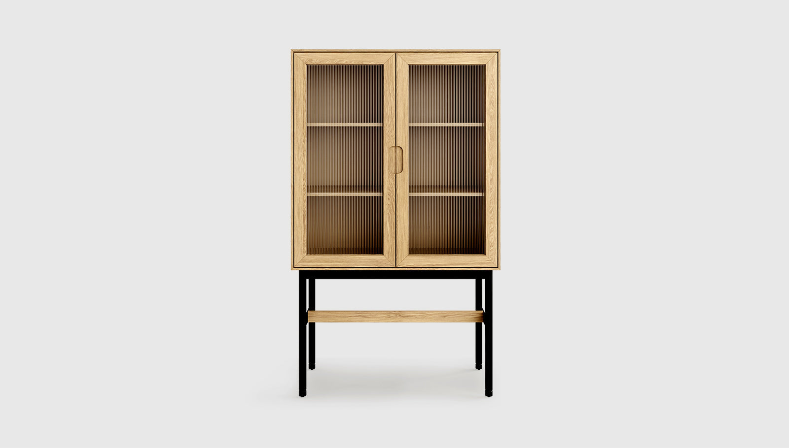 Munro Vitrine White Oak / BlackStorage Gus*  White Oak Black  Four Hands, Mid Century Modern Furniture, Old Bones Furniture Company, Old Bones Co, Modern Mid Century, Designer Furniture, https://www.oldbonesco.com/