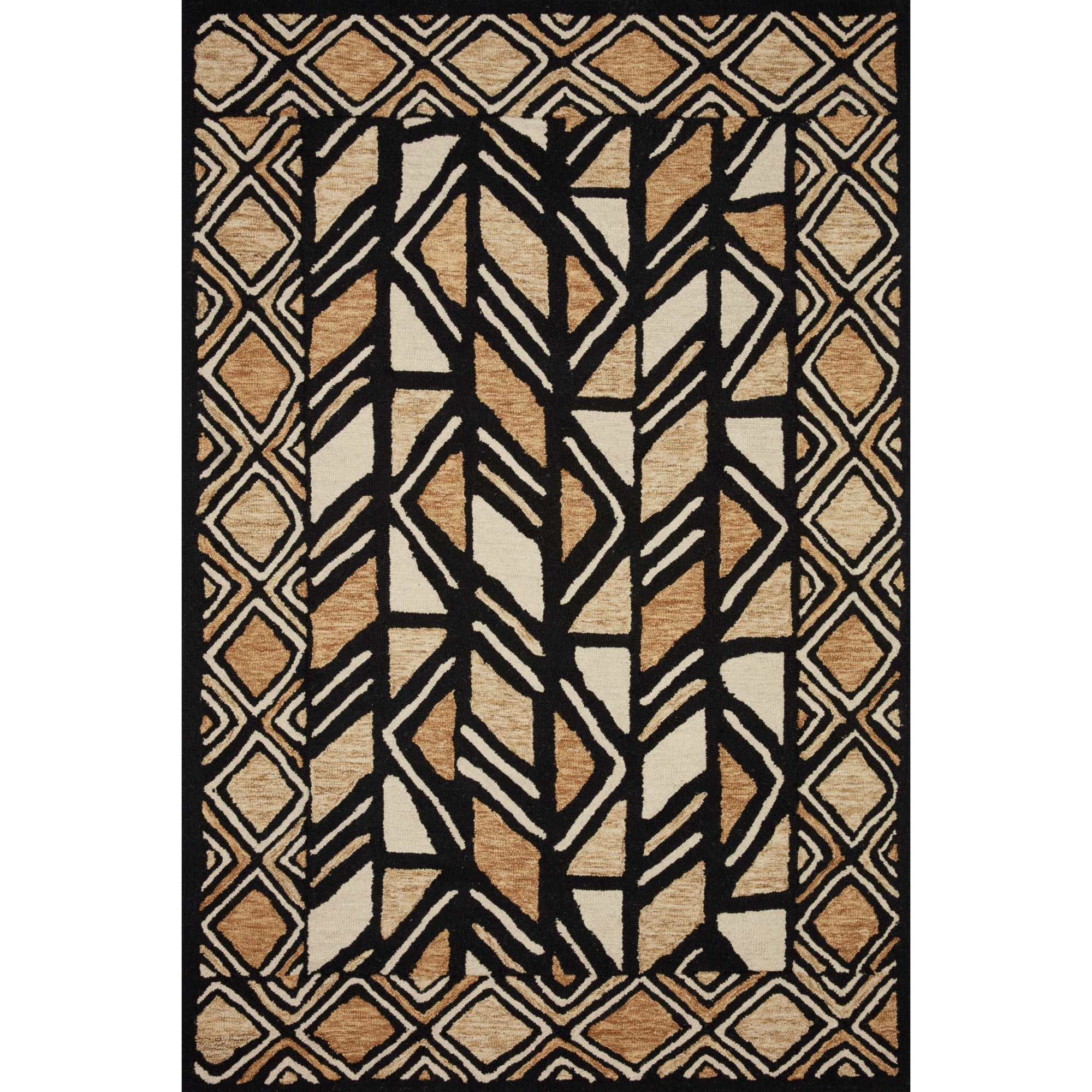Loloi Nala Black/Beige Rug