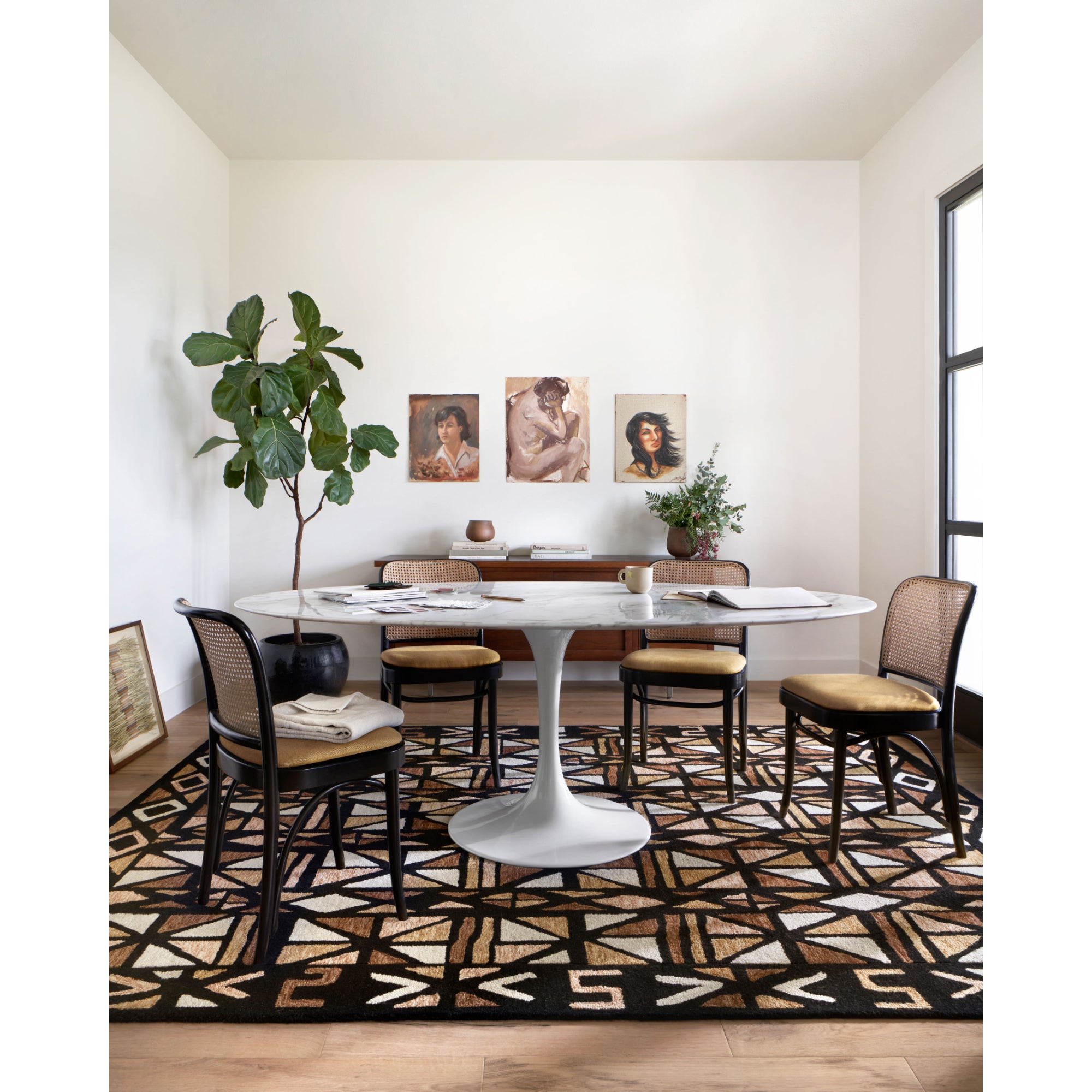 Loloi Nala Spice/Black 18" x 18" Sample Rug