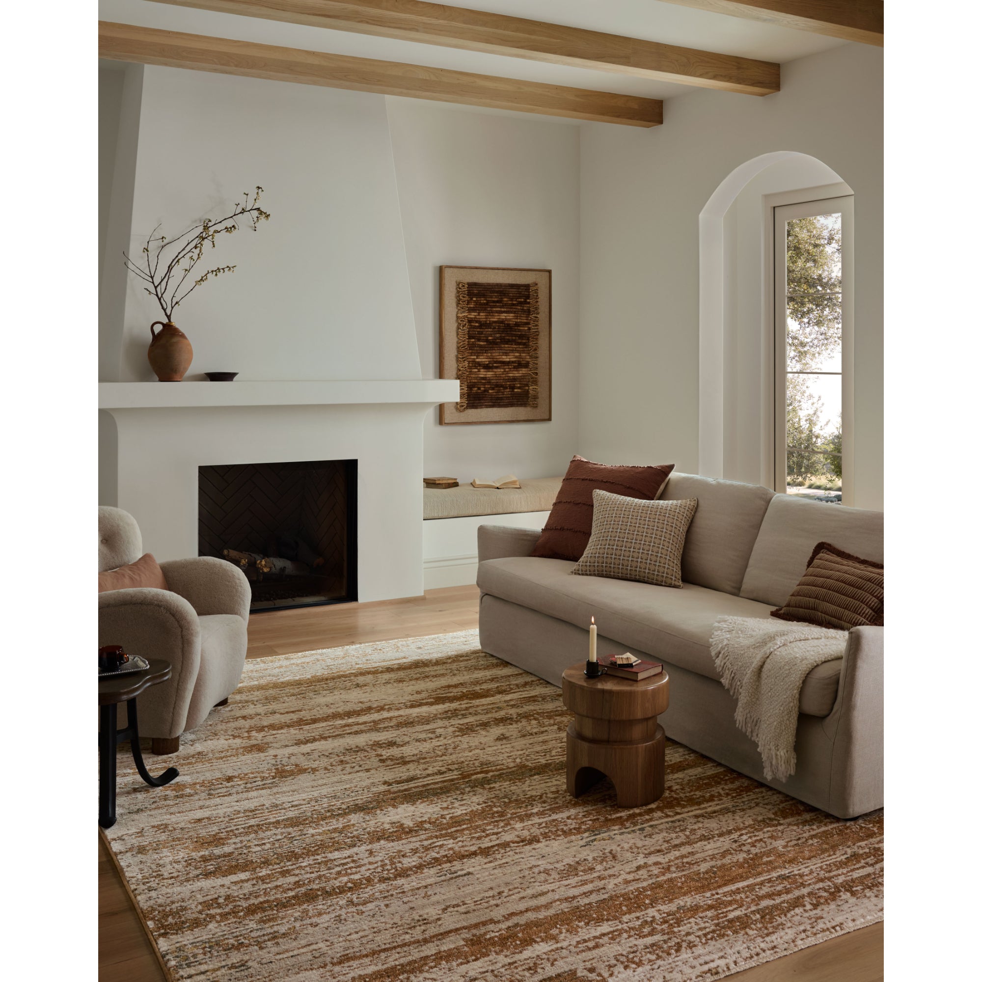 Loloi Nellie Copper/Pebble Rug