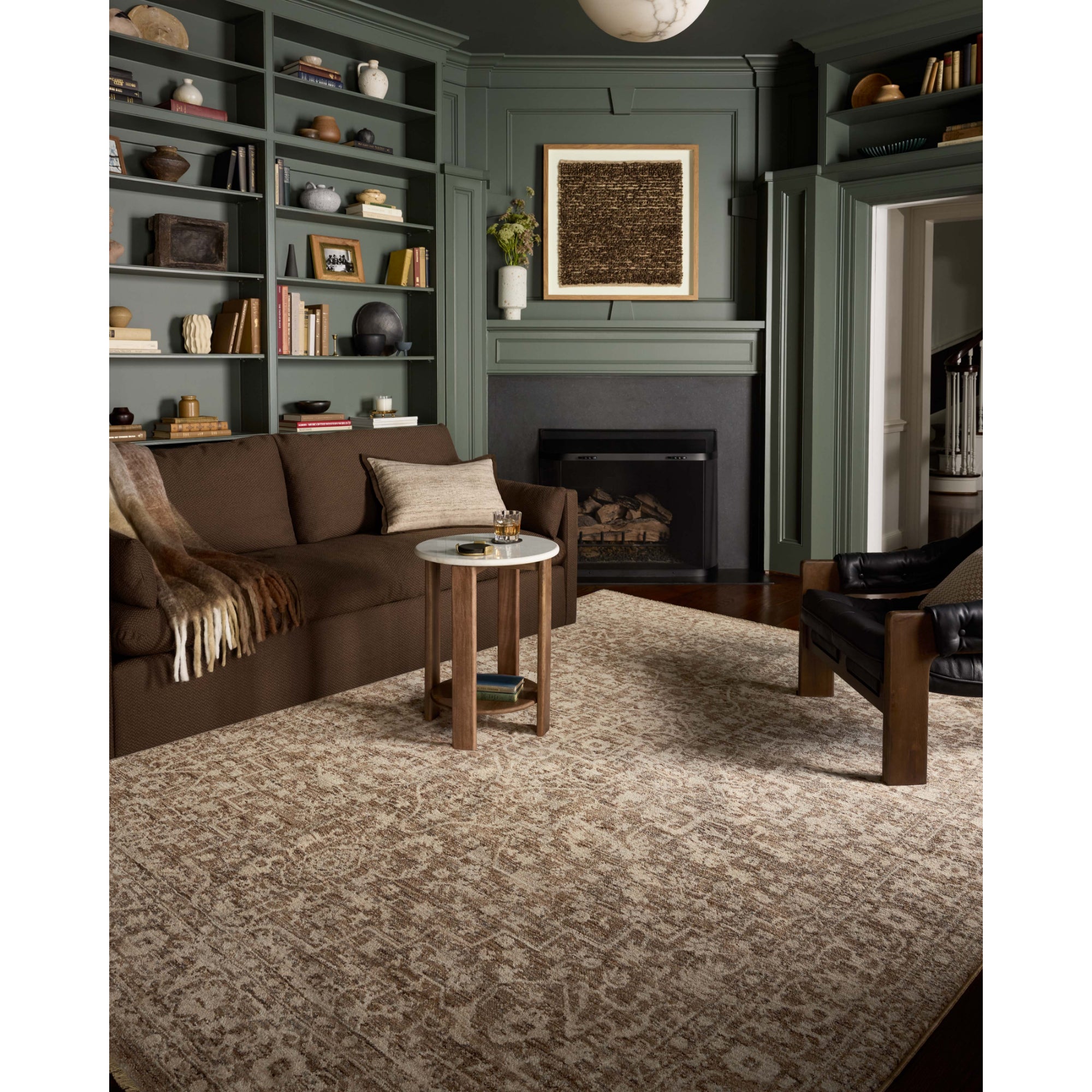 Loloi Newman Dark Taupe/Natural Rug