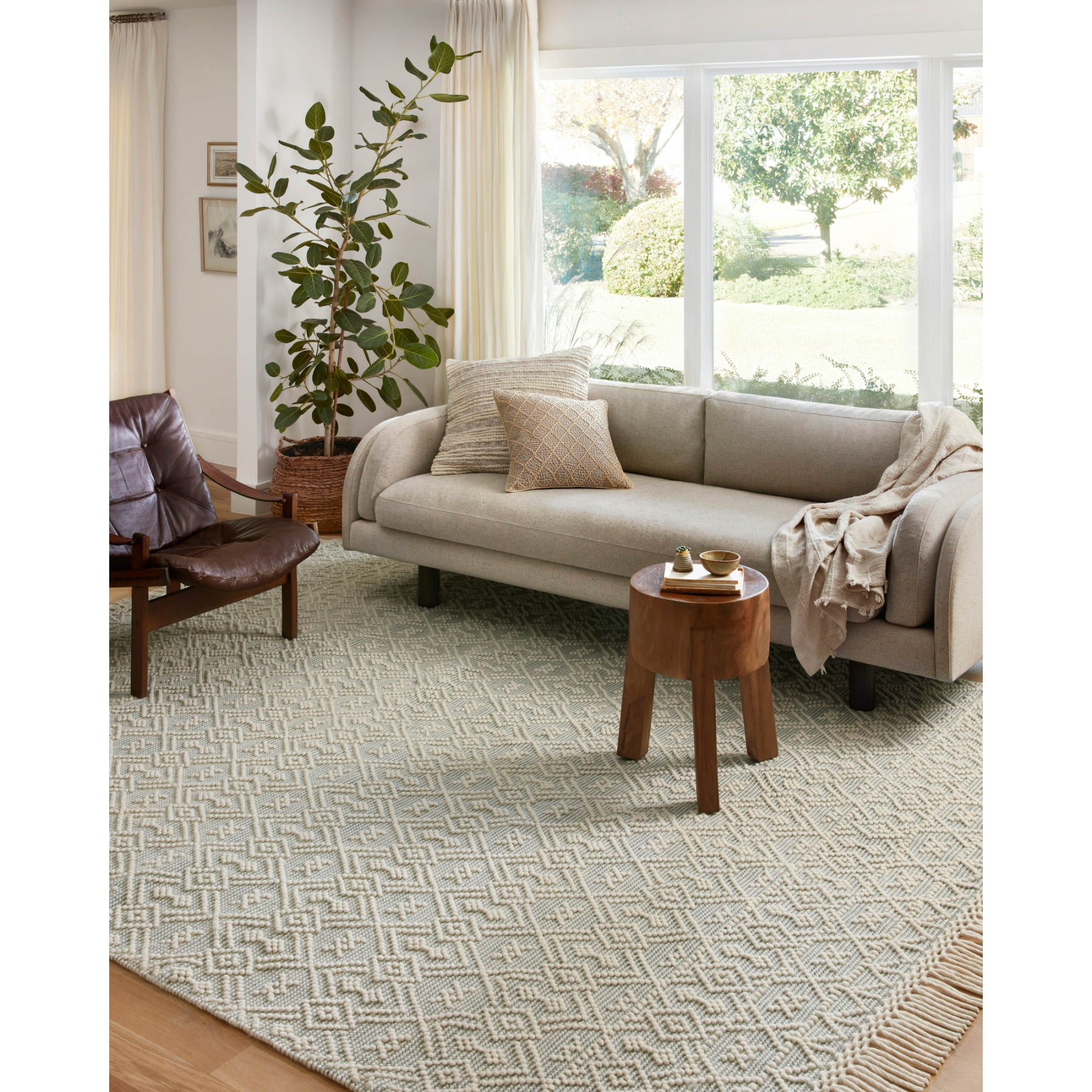 Loloi Noelle Ivory/Blue Rug