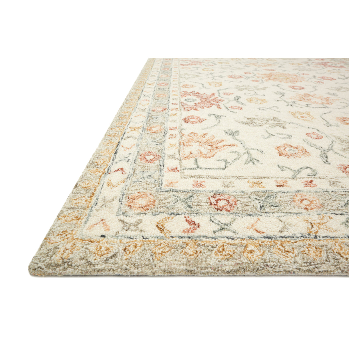 Loloi Norabel Ivory/Rust Rug by Loloi