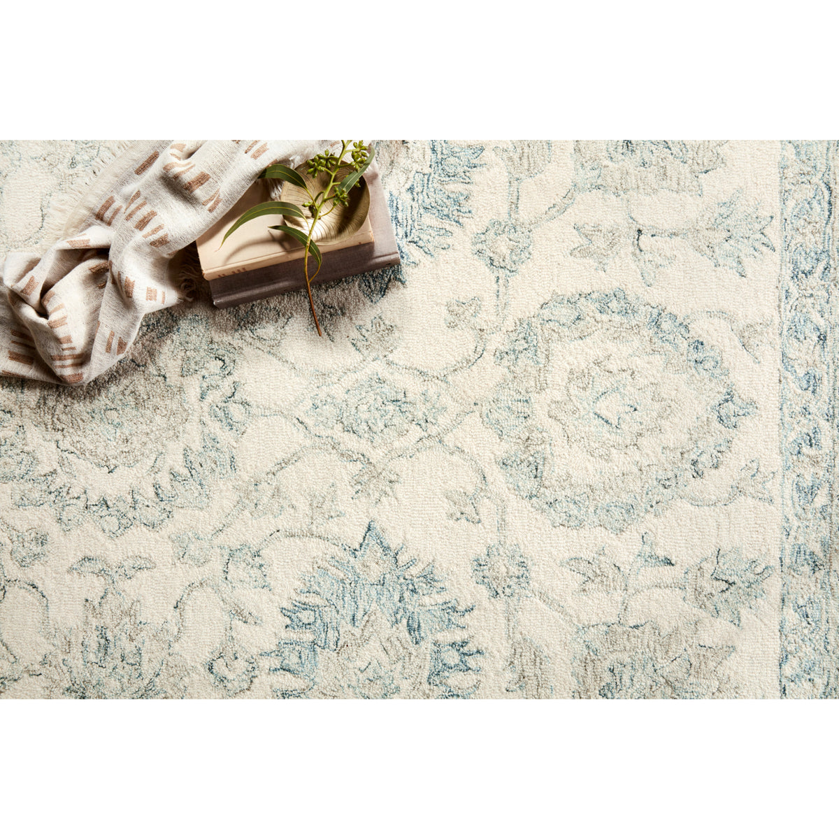 Loloi Norabel Ivory/Blue Rug by Loloi